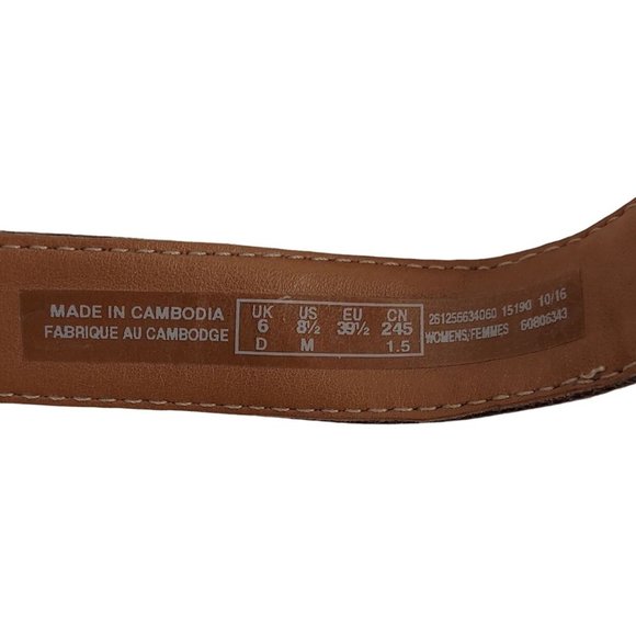 Clarks Collection Soft Cushion Brown Platform Heel Gladiator Womens 8.5 M - Picture 8 of 9